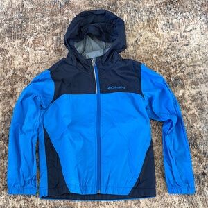 Boy’s Columbia Two-Tone Blue Wind Breaker Size Small
